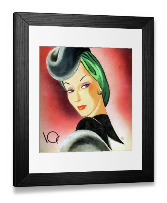 Framed Print : The Look. Cover to Carteles magazine by Andres Garcia Benitez (1916-1981) Framed Print : The Look. Cover to Carteles magazine by Andres Garcia Benitez (1916-1981)