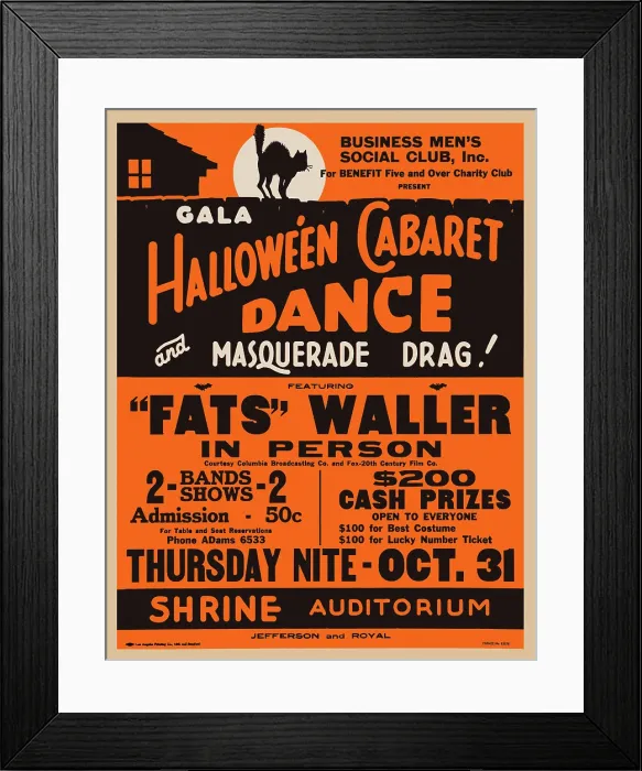 Framed Print : Halloween Cabaret Dance Framed Print : Halloween Cabaret Dance