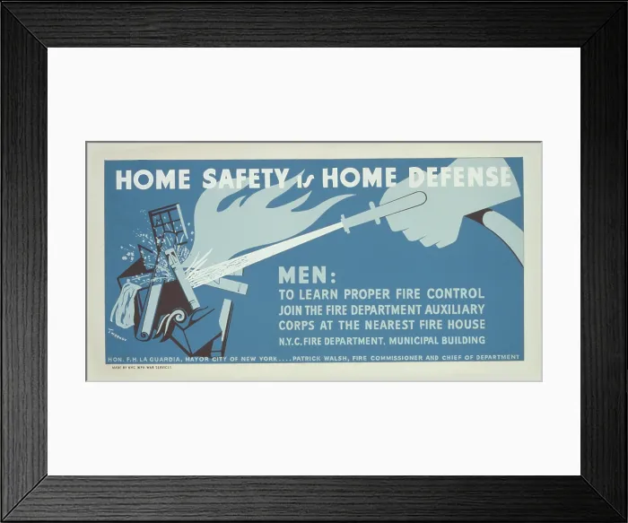Framed Print : Home safety is home defense Framed Print : Home safety is home defense
