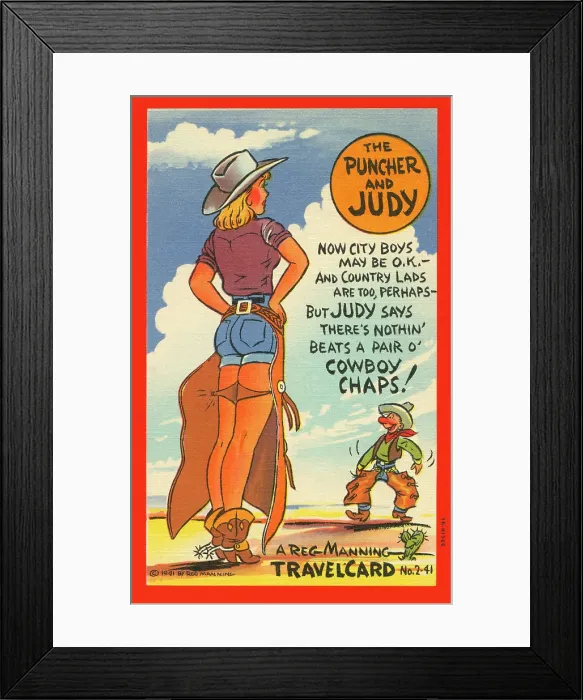 Framed Print : The Puncher and Judy Framed Print : The Puncher and Judy