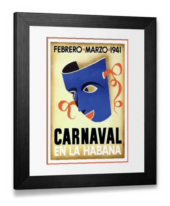 Framed Print : Carnaval en la Habana. 1941 Framed Print : Carnaval en la Habana. 1941