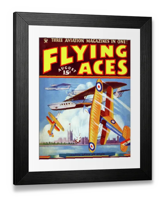 Framed Print : British Defend against Nazi planes over the Thames Framed Print : British Defend against Nazi planes over the Thames