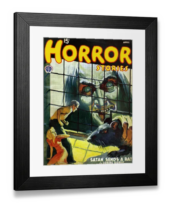 Framed Print : Satan Sends a Rat Framed Print : Satan Sends a Rat