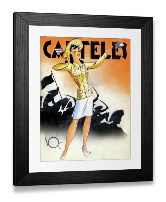 Framed Print : Carteles: Cuba's Honor Framed Print : Carteles: Cuba's Honor