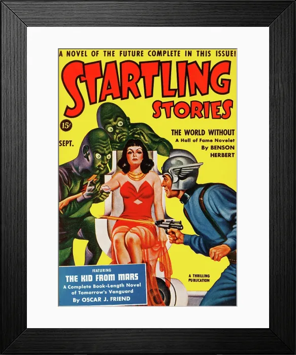 Framed Print : The Kid from Mars Framed Print : The Kid from Mars