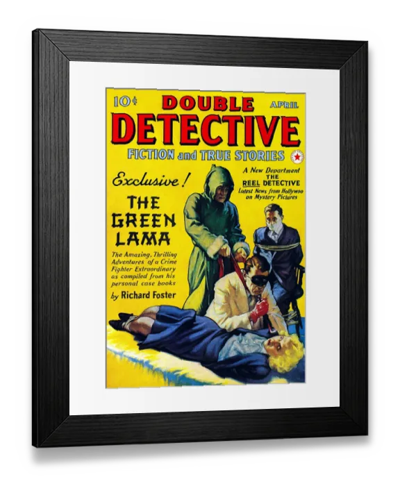 Framed Print : The Green Lama Framed Print : The Green Lama