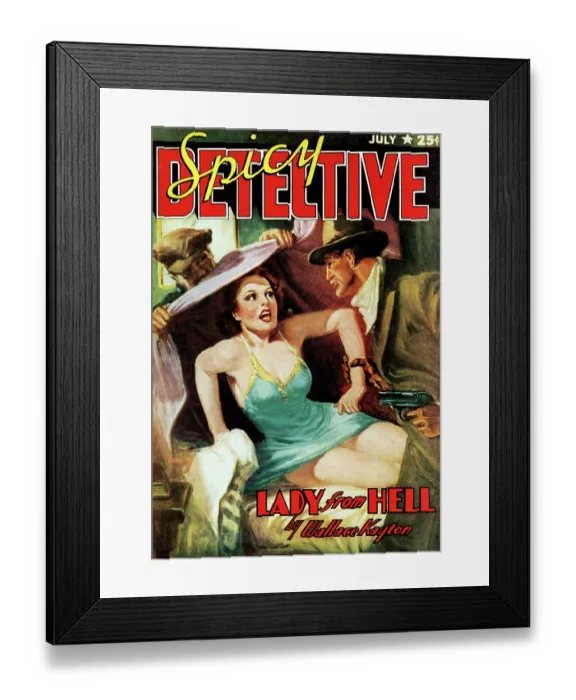 Framed Print : Lady from Hell Framed Print : Lady from Hell