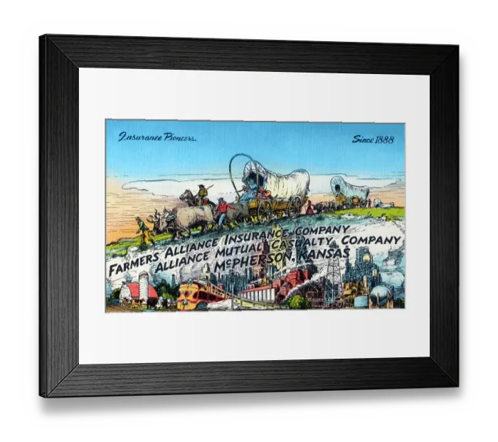 Framed Print : Farmers Alliance Insurance Company Framed Print : Farmers Alliance Insurance Company