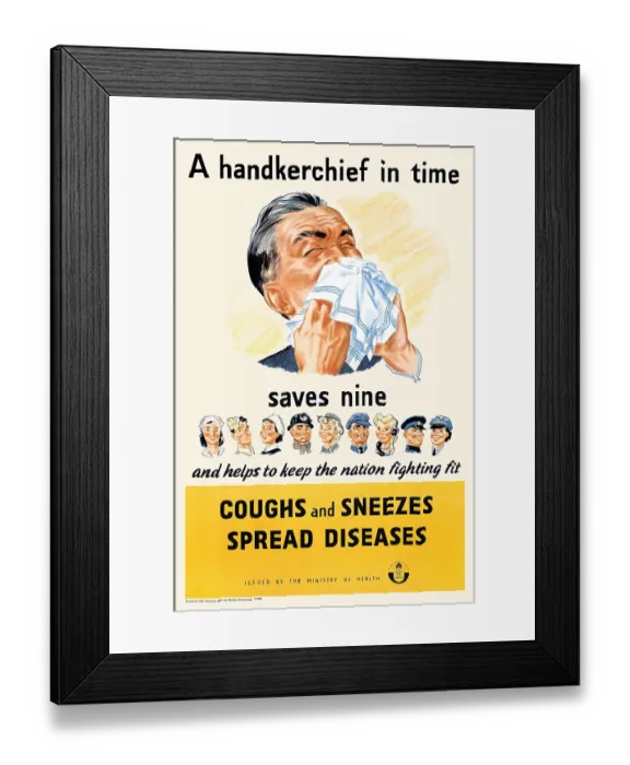 Framed Print : A Hankerchief in Time Saves Nine Framed Print : A Hankerchief in Time Saves Nine
