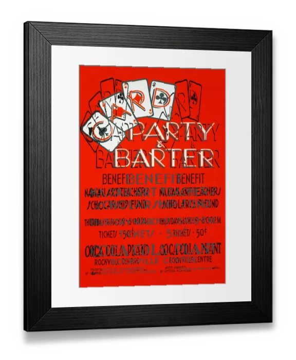 Framed Print : Party & Barter Framed Print : Party & Barter