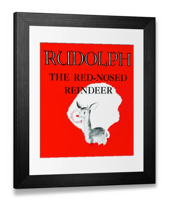 Framed Print : Rudolph the Red-Nosed Reindeer Framed Print : Rudolph the Red-Nosed Reindeer