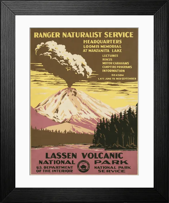 Framed Print : Lassen Volcanic National Park Framed Print : Lassen Volcanic National Park