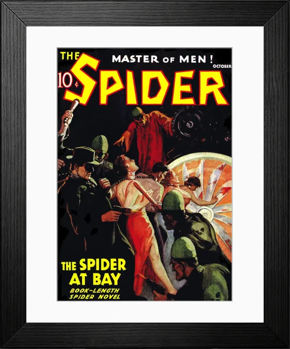 Framed Print : The Spider at Bay