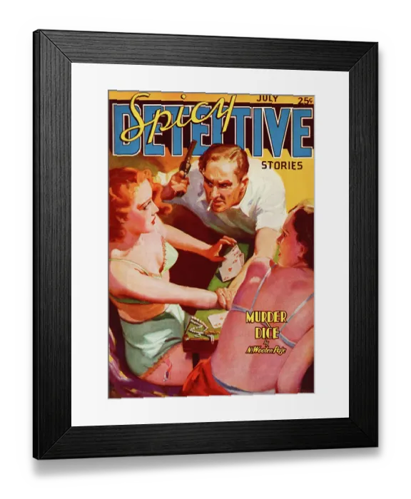 Framed Print : Murder Dice Framed Print : Murder Dice