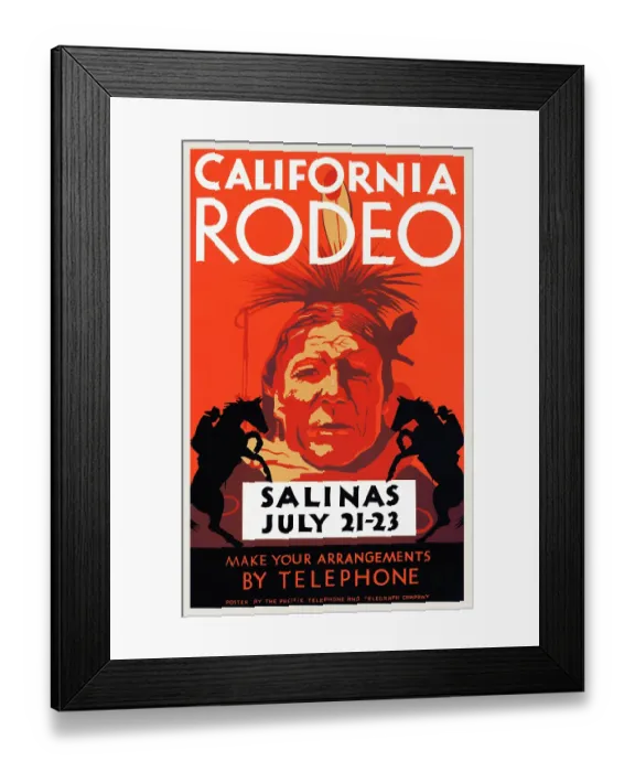Framed Print : California Rodeo, Salinas, July 21-23 Framed Print : California Rodeo, Salinas, July 21-23
