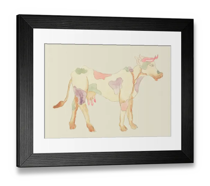 Framed Print : Jack and the Beanstalk: The Cow