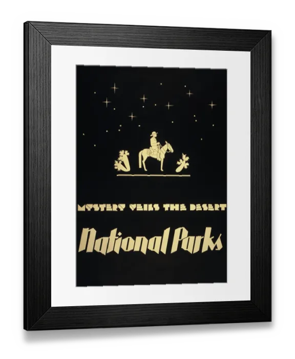 Framed Print : Mystery veils the desert - National parks Framed Print : Mystery veils the desert - National parks