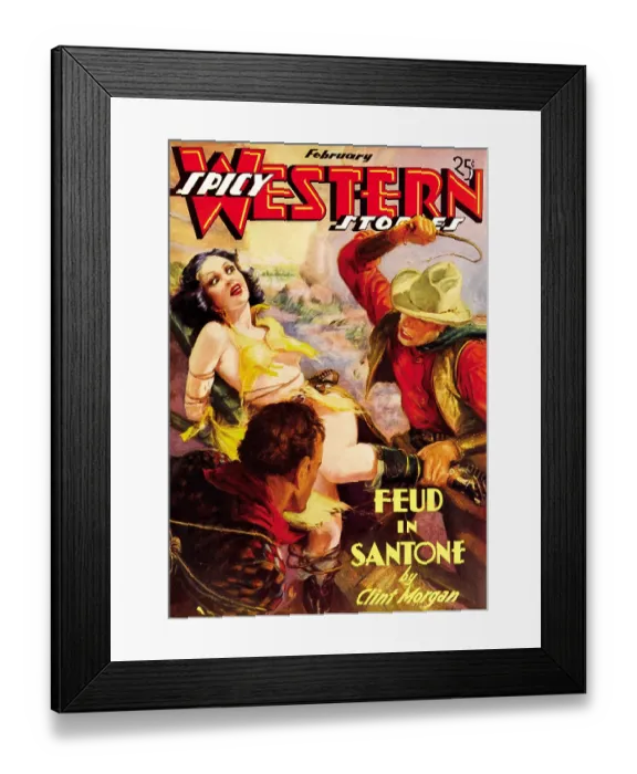 Framed Print : Feud in Santone Framed Print : Feud in Santone