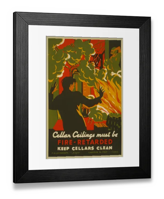 Framed Print : Keep cellars clean Framed Print : Keep cellars clean