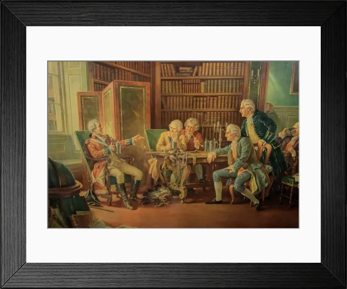 Framed Print : French Indian War Generals Framed Print : French Indian War Generals