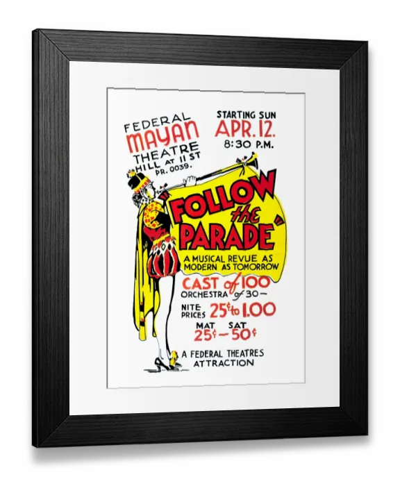 Framed Print : Follow the Parade Framed Print : Follow the Parade