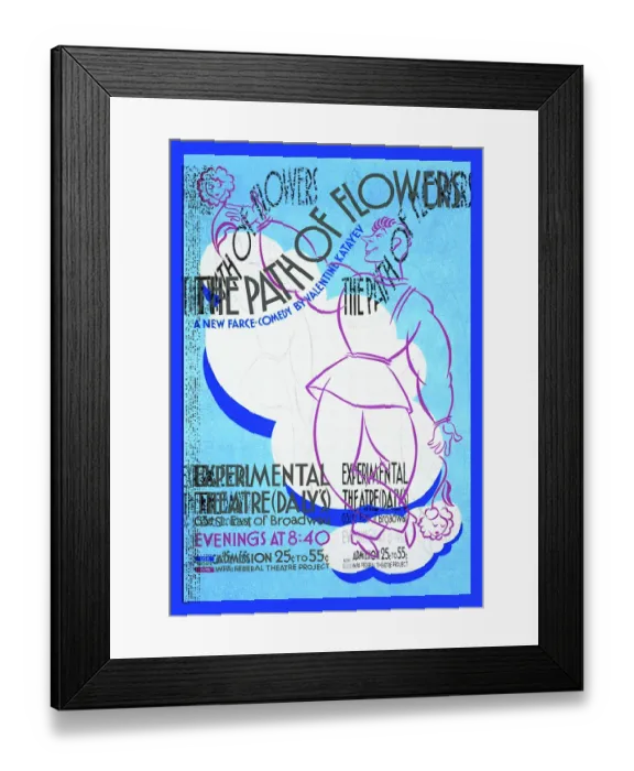 Framed Print : The Path of Flowers Framed Print : The Path of Flowers
