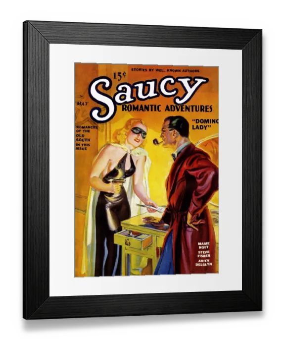 Framed Print : Domino Lady Framed Print : Domino Lady