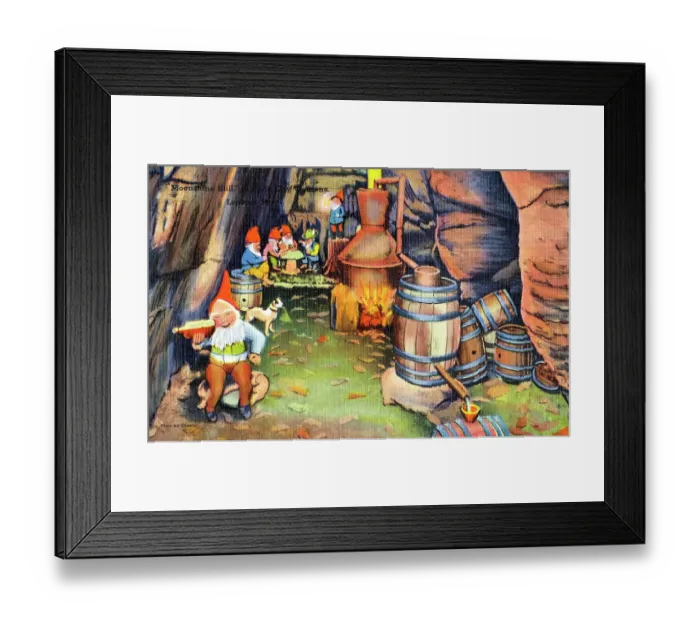 Framed Print : Moonshine Still in Rock City Gardens Framed Print : Moonshine Still in Rock City Gardens