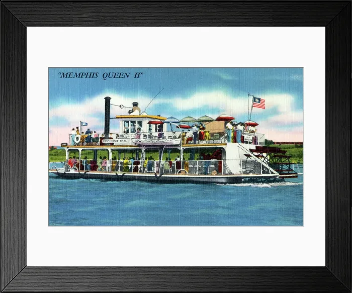 Framed Print : Memphis Queen II Framed Print : Memphis Queen II