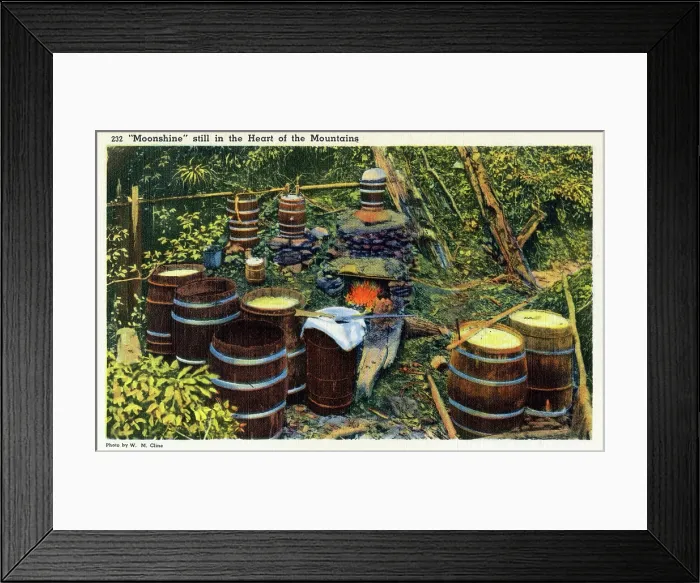 Framed Print : Moonshine still Framed Print : Moonshine still