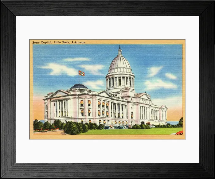 Framed Print : State Capitol, Little Rock, Arkansas Framed Print : State Capitol, Little Rock, Arkansas