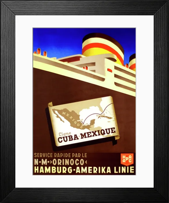 Framed Print : Nach Cuba und Mexico Framed Print : Nach Cuba und Mexico