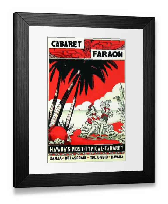 Framed Print : Cabaret Faraon Framed Print : Cabaret Faraon