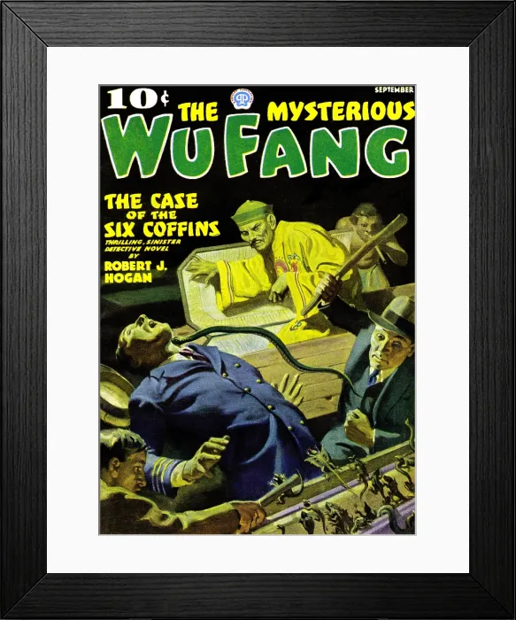Framed Print : The Case of the Six Coffins Framed Print : The Case of the Six Coffins
