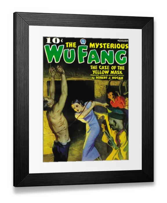 Framed Print : The Case of the Yellow Mask Framed Print : The Case of the Yellow Mask
