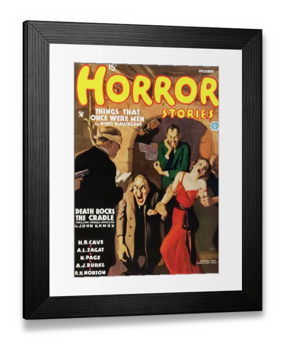 Framed Print : Things That Once Were Men