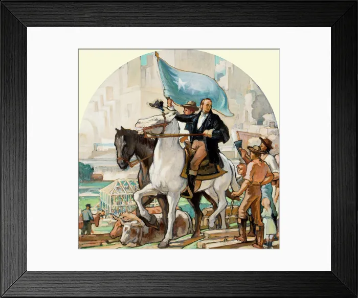 Framed Print : Sam Houston, Proud Texan Framed Print : Sam Houston, Proud Texan