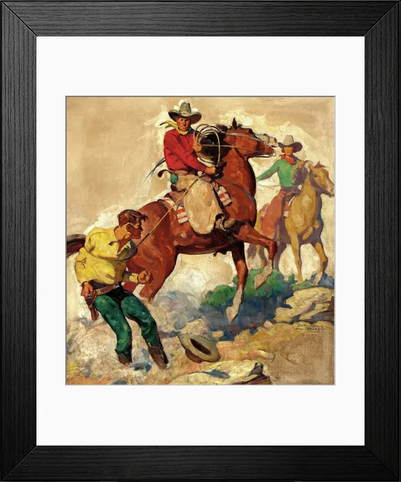 Framed Print : Bandit Round-up
