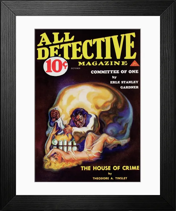 Framed Print : The House of Crime Framed Print : The House of Crime