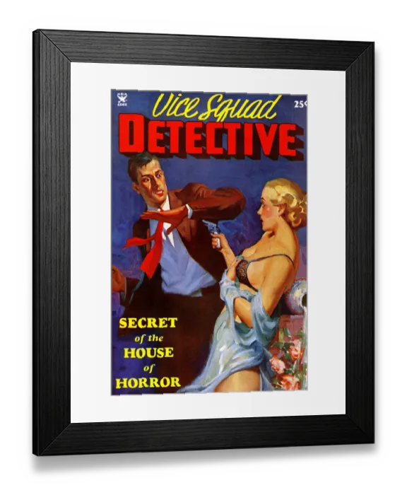 Framed Print : Secret of the House of Horror Framed Print : Secret of the House of Horror