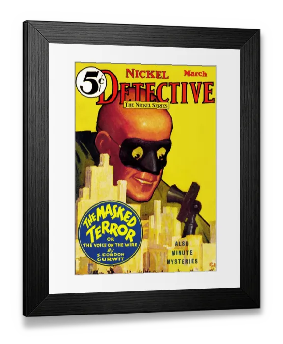 Framed Print : The Masked Terror Framed Print : The Masked Terror