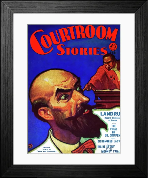 Framed Print : Landru; Modern Bluebeard of France Framed Print : Landru; Modern Bluebeard of France