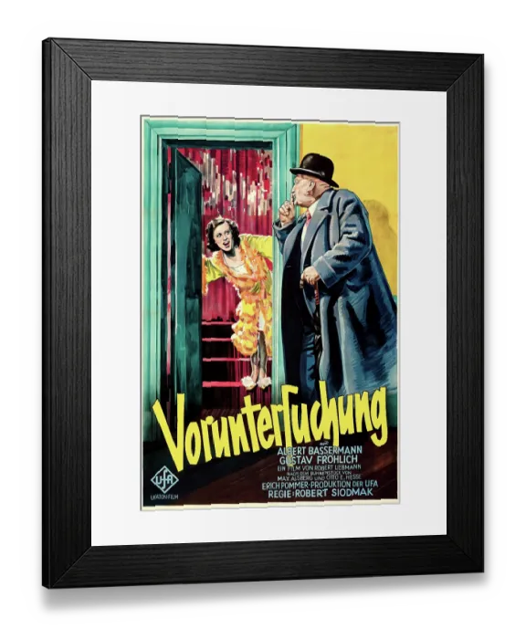 Framed Print : Voruntersuchung Framed Print : Voruntersuchung