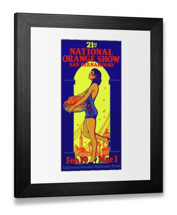 Framed Print : 21st National Orange Show Framed Print : 21st National Orange Show
