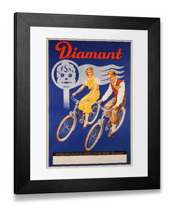 Framed Print : Diamant Bicycles Framed Print : Diamant Bicycles