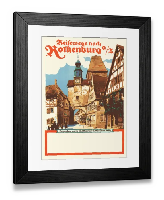 Framed Print : Rothenburg ob der Tauber Framed Print : Rothenburg ob der Tauber