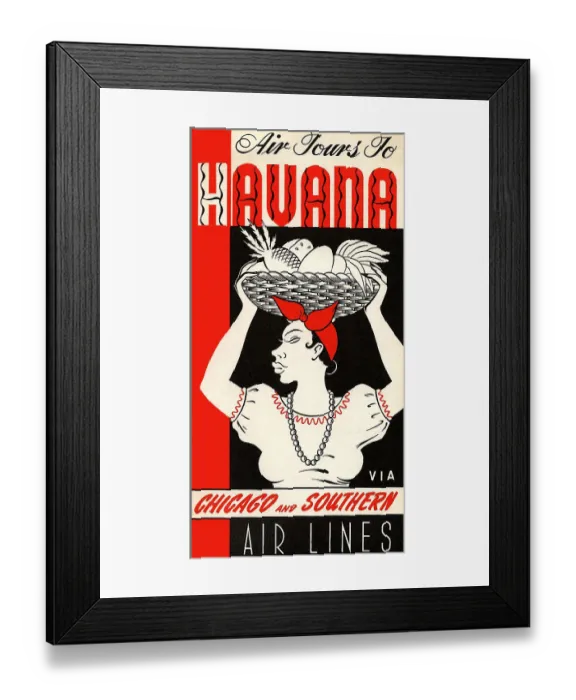 Framed Print : Air Tours to Havana Framed Print : Air Tours to Havana