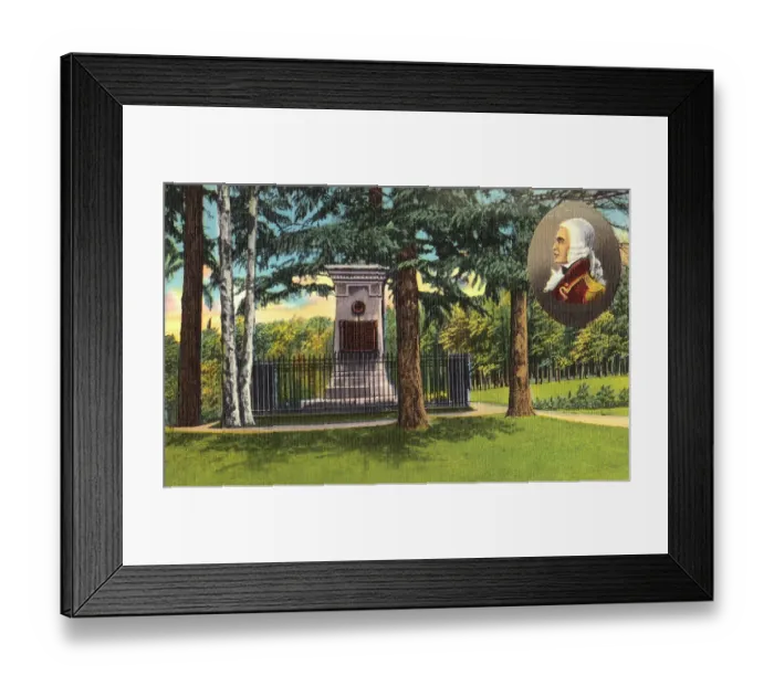 Framed Print : General Braddock's Tomb Framed Print : General Braddock's Tomb