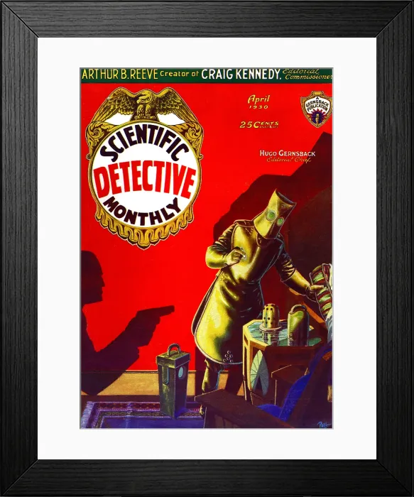 Framed Print : Scientific Detective Monthly Framed Print : Scientific Detective Monthly