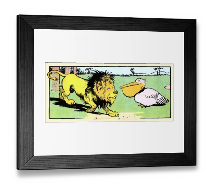 Framed Print : Lion Can't Find Gedeon Framed Print : Lion Can't Find Gedeon
